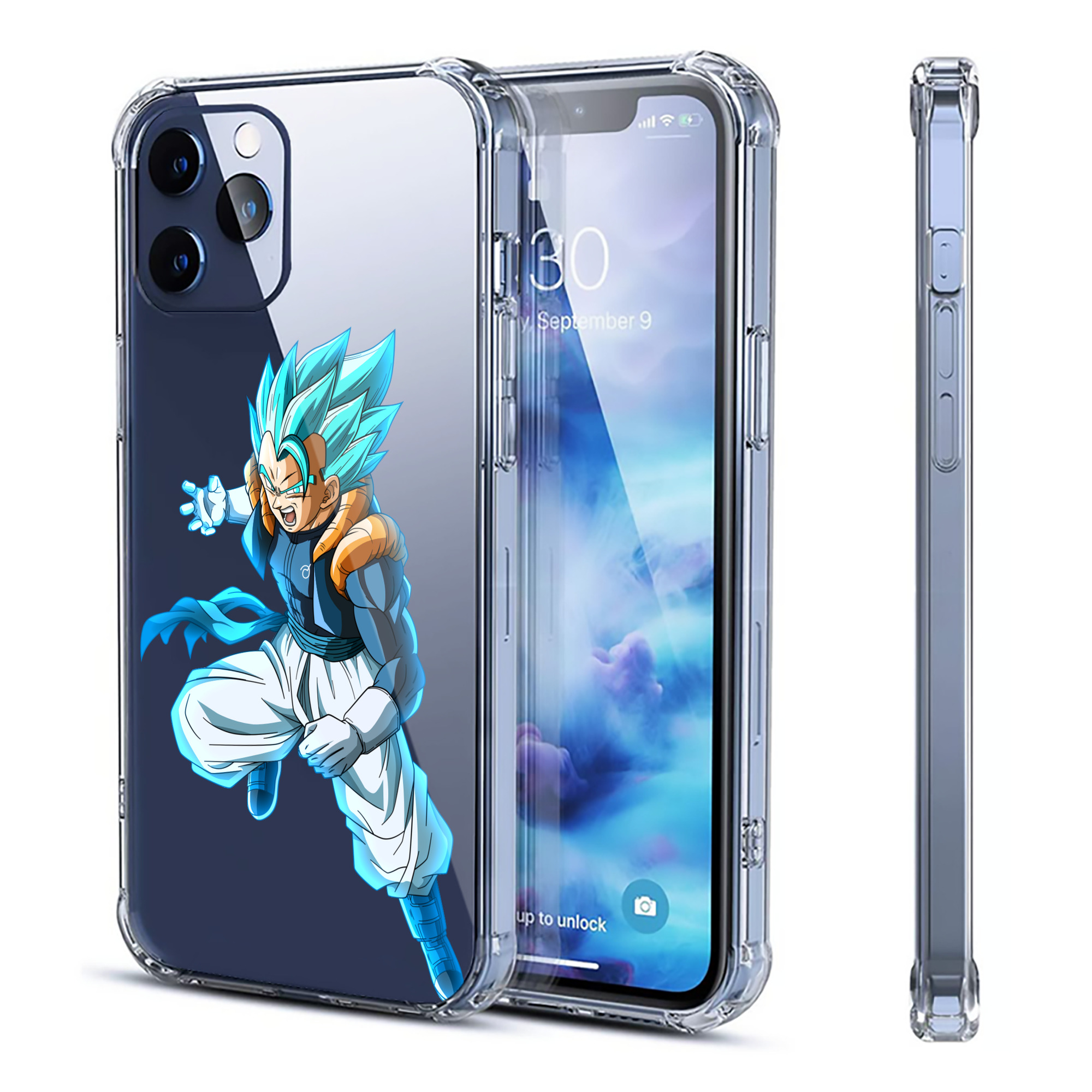 （画像用） ドラゴンボール ベジータ四世（Bejīta Yonsei）DRAGON BALL Vegeta IV 【iPhone 12シリーズ対応】透明スマホケース（クリアソフトケース）